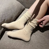 Letter Print Middle Tube Socks