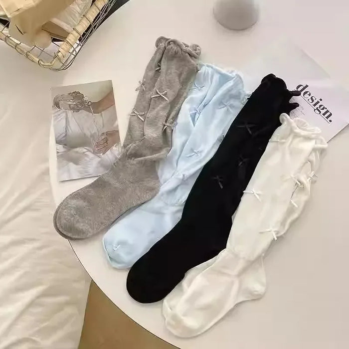 1/2 pairs  Japanese Style Bandage Bowknot Sock