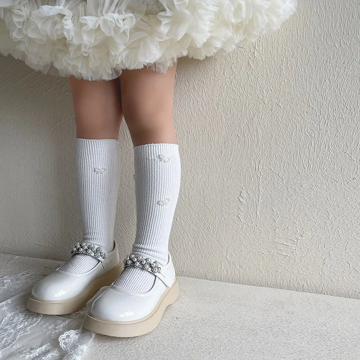 Bow Design Kids Simplicity Fashion  Socks