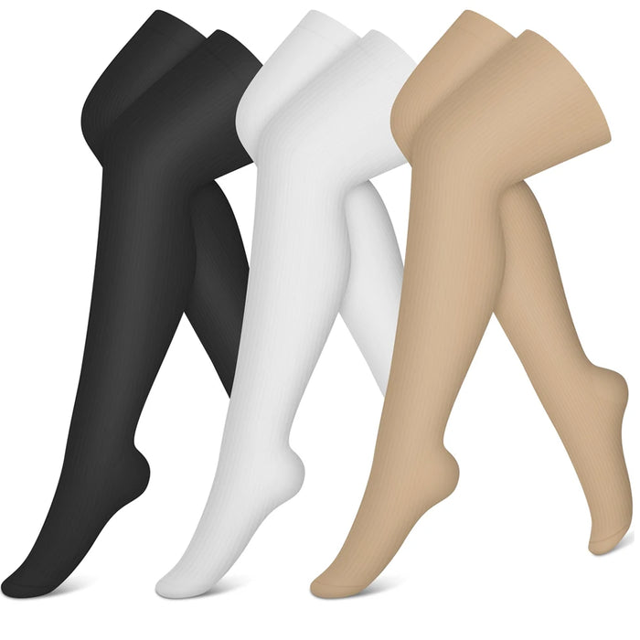 1Pair Compression Socks Knee High