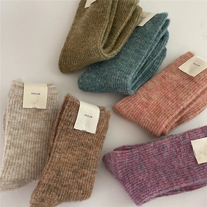 Thermal Women Socks 9% Wool Cashmere Thicken Warm Long Socks