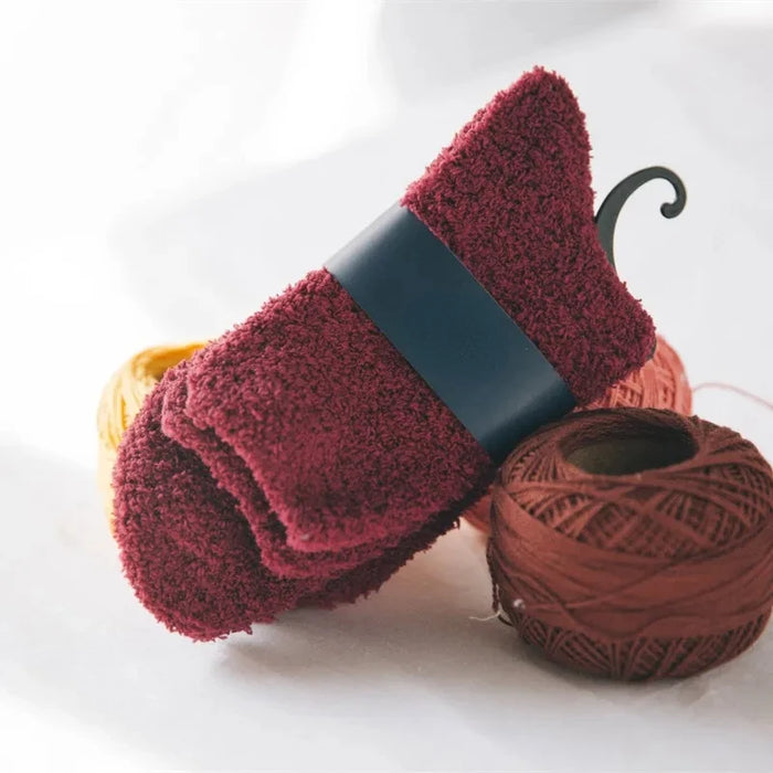 1/3pairs Men Coral Fleece Socks