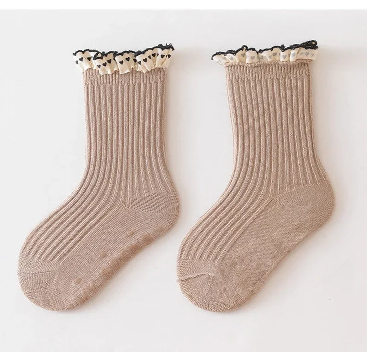 Heart Lace Princess Sock