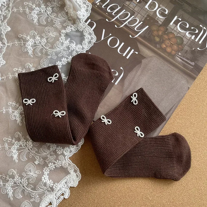 Bow Design Kids Simplicity Fashion  Socks
