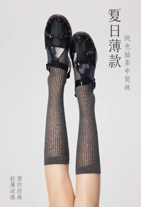 Hollow Mesh Breathable Ballet Style Socks