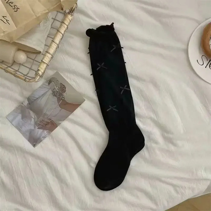 1/2 pairs  Japanese Style Bandage Bowknot Sock