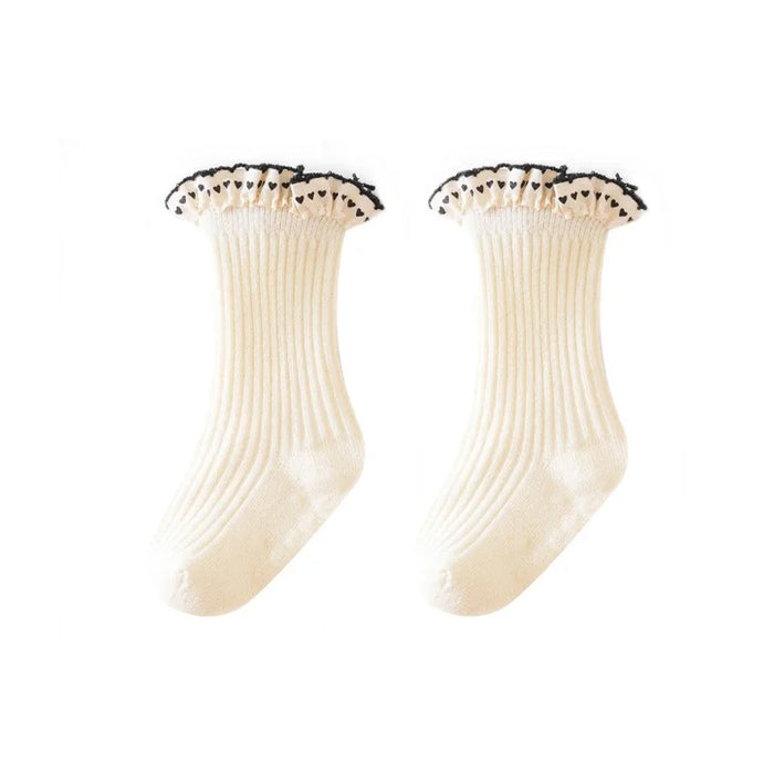 Heart Lace Princess Sock