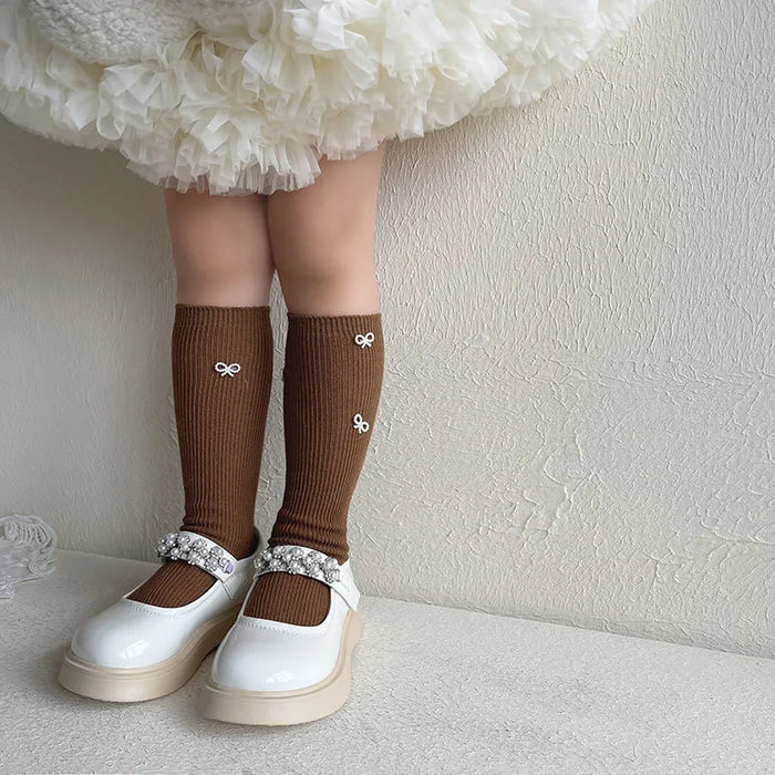 Bow Design Kids Simplicity Fashion  Socks