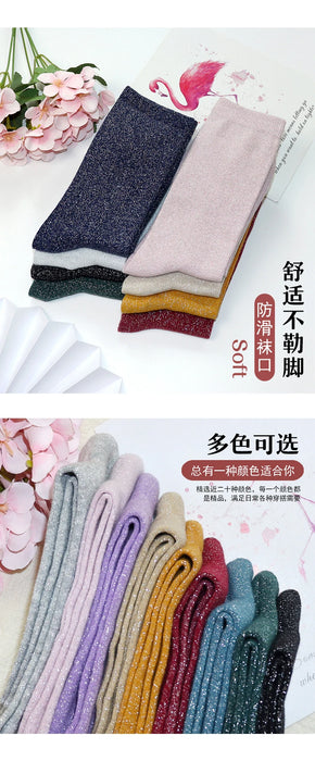 29 colours fashion shiny socks