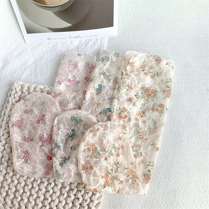 Lace Flower Loose Long Socks