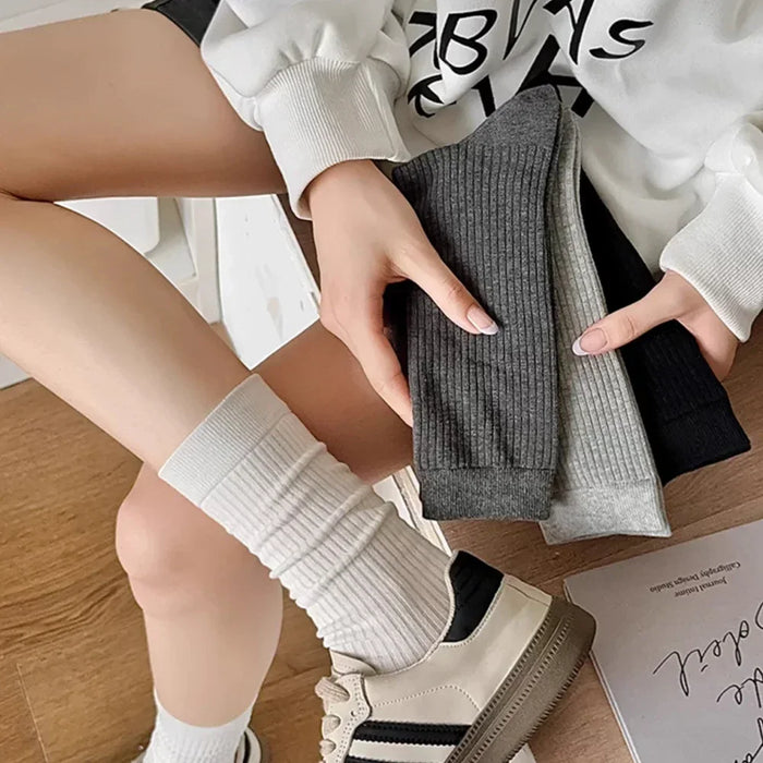 1/3 Pairs Korean Stripe Long Socks