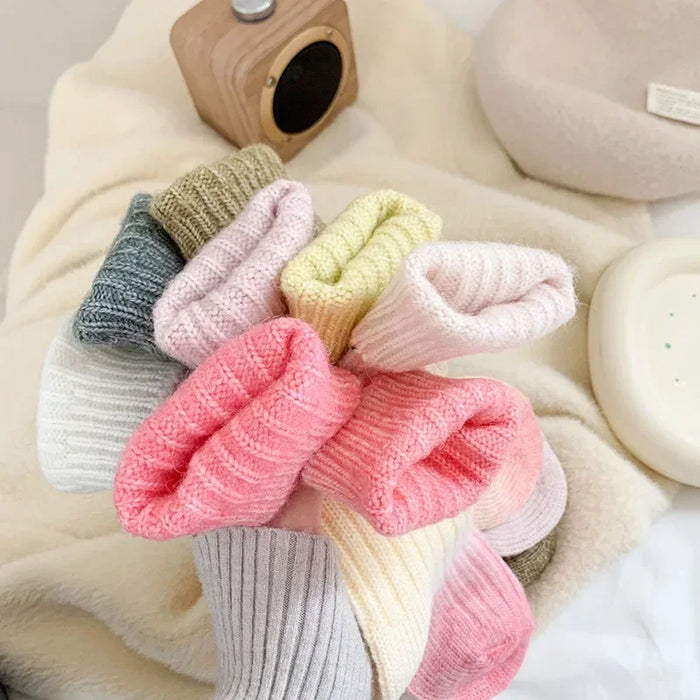 Winter Thick Warm Long Socks Gradient Wool Cashmere Socks