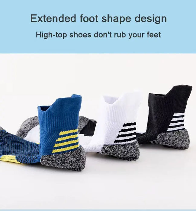 3/5Pairs Men's Sport Socks Breathable Outdoor Running