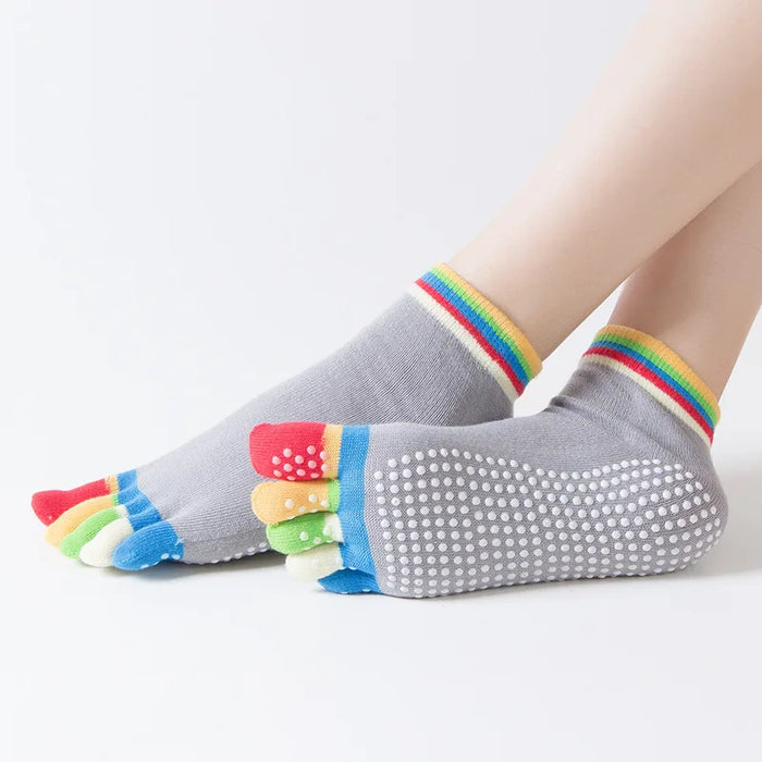 women-yoga-socks-non-slip-grips-cotton-pilates-socks-ladies-ballet-dance-sports-socks-for-yoga-fitness-workout-yoga-socks