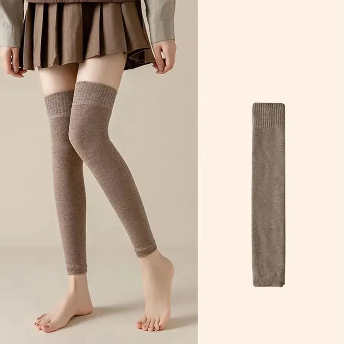 Winter Over Knee High Footless Socks