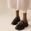 5-pairs-of-womens-socks-mid-tube-stacked-socks-solid-color-flat-bottom-casual-socks-black-and-white-spring-and-autumn-socks