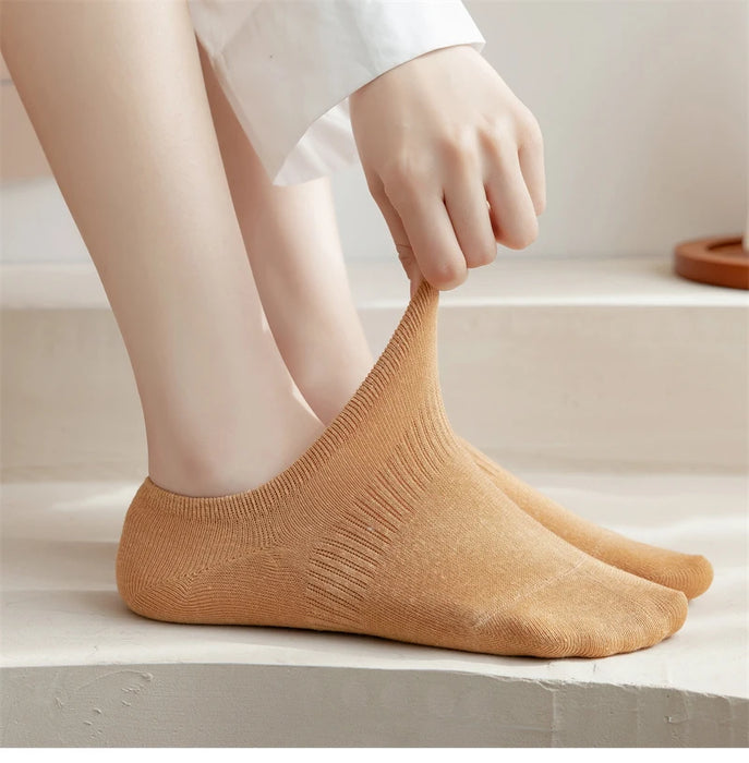 5 Pairs/  Invisible Low Cut Socks