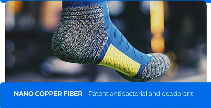 Nano Copper Fiber Deodorant Antibacterial Men Socks