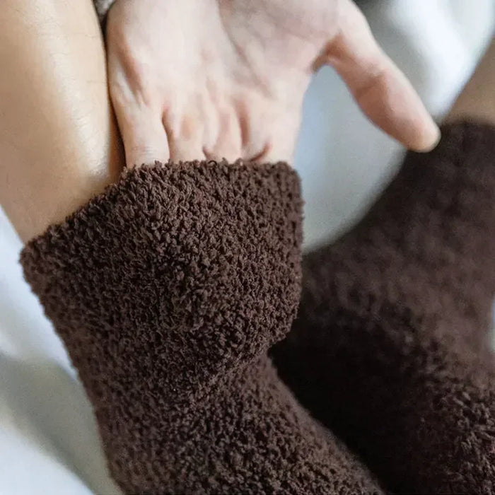 1/3pairs Men Coral Fleece Socks