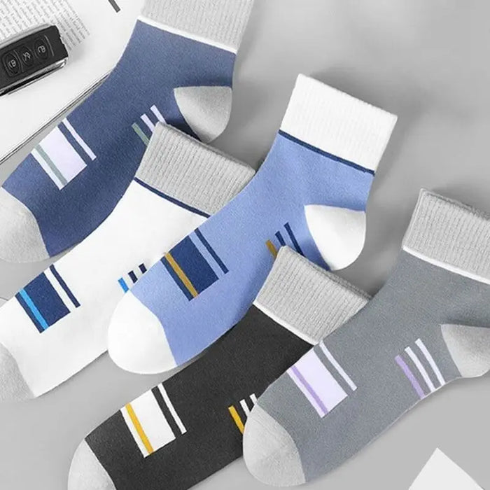 6Pairs Men Socks Breathable Cotton Sports