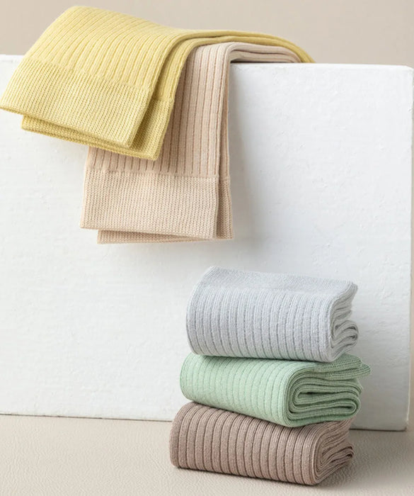 5-pairs-100-cotton-womens-socks-soft-casual-solid-color-middle-tube-socks-women-new-spring-high-quality-socks