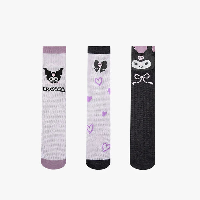 Sanrio Cartoon Comic Surrounding Calf Socks Cute Kuromi Socks