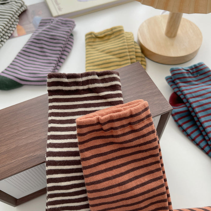 Retro Striped Socks