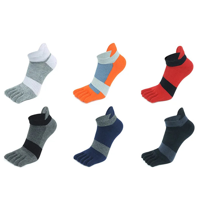 5 Pairs Five Finger Ankle Sport Socks