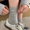 cream-jk-socks-womens-spring-summer-middle-tube-long-loose-socks-thin-solid-color-japanese-versatile-black-lolita-stacked-socks