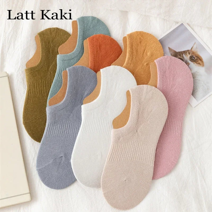 5 Pairs/  Invisible Low Cut Socks