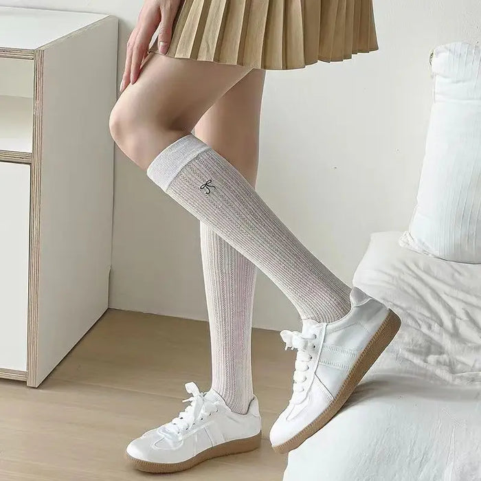 1/4pairs Women's Ballet  Bow Style Socks