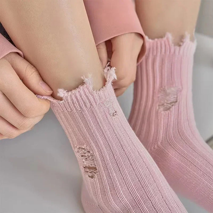 Women Ripped Socks