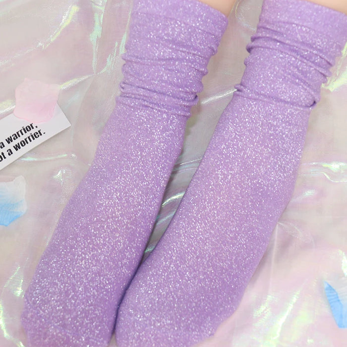 29 colours fashion shiny socks