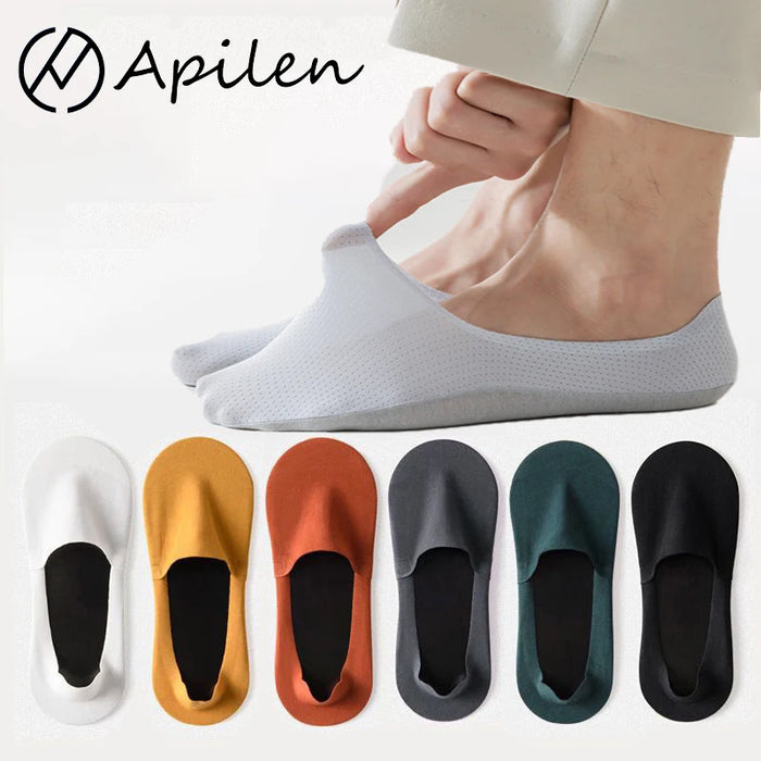 5P/ Men Non Slip Invisible Socks