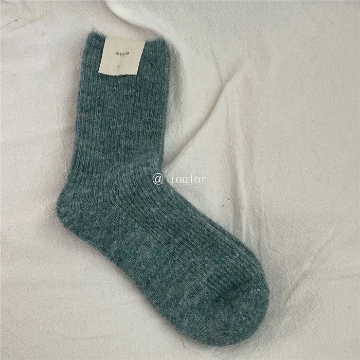 Thermal Women Socks 9% Wool Cashmere Thicken Warm Long Socks
