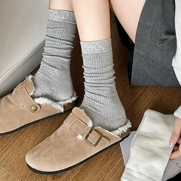 1/3 Pairs Korean Stripe Long Socks