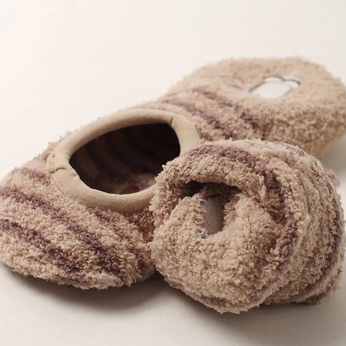 Cute winter grip indoor socks