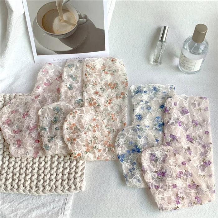 Lace Flower Loose Long Socks