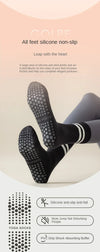 women-anti-skid-yoga-socks-grips-cotton-mid-tube-bottom-breathable-fitness-dance-barre-workout-pilates-socks-7-colors