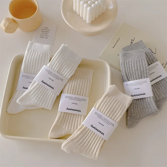 Japanese Style School Girls High Socks