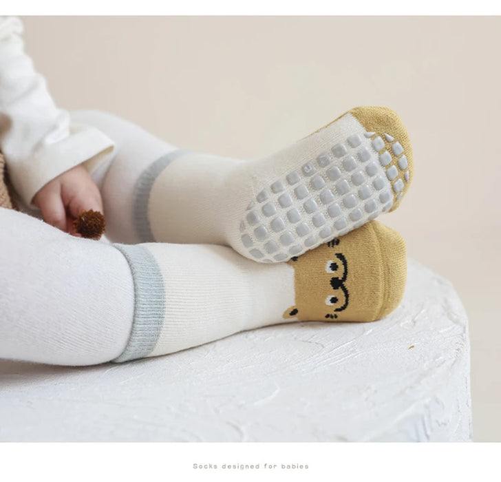 3 Pairs/Lot Autumn Winter Baby Non Slip Soft Floor Sock