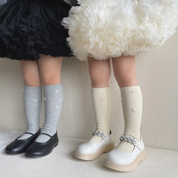 Bow Design Kids Simplicity Fashion  Socks