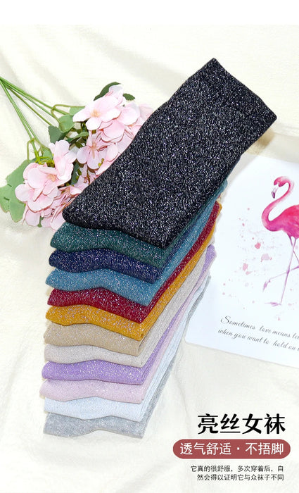 29 colours fashion shiny socks