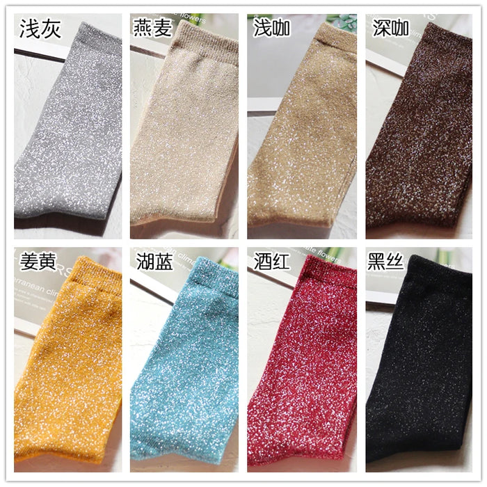 29 colours fashion shiny socks