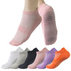 women-yoga-socks-sports-anti-slip-silicone-fitness-professional-training-running-pilates-protecting-heel-ear-short-socks-cotton
