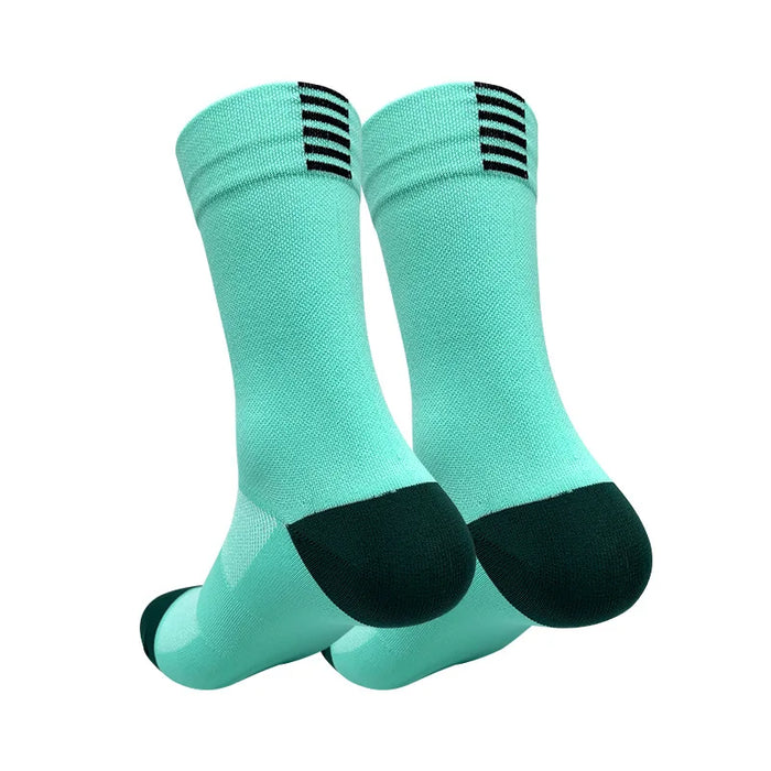 Cycling Socks Running Quick Dry Medium Cylinder