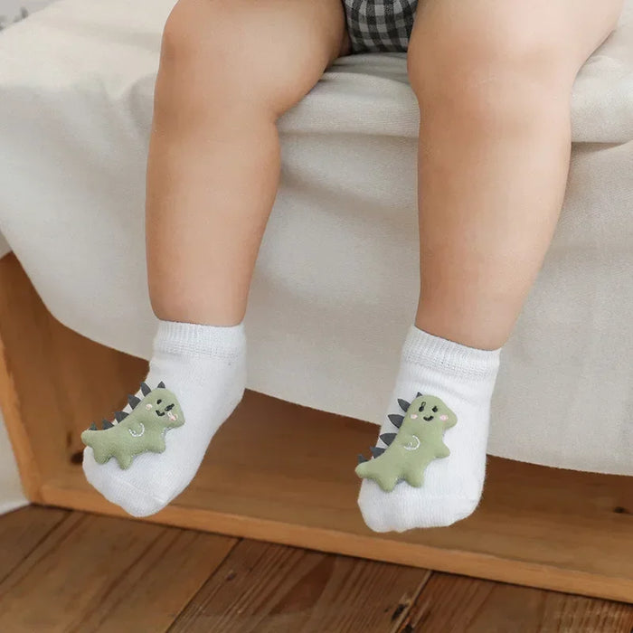 Animal Print Baby Socks Baby Toddler Non-slip Newborn Cotton Socks