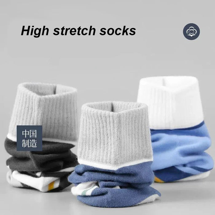 6Pairs Men Socks Breathable Cotton Sports
