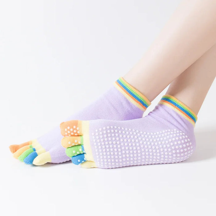 women-yoga-socks-non-slip-grips-cotton-pilates-socks-ladies-ballet-dance-sports-socks-for-yoga-fitness-workout-yoga-socks
