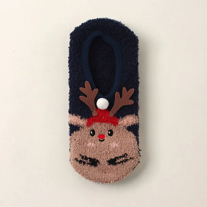 Cute winter grip indoor socks